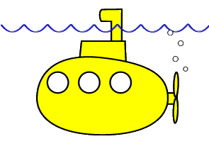 Clipart yellow submarine