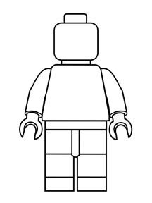 Lego Man Coloring Page Printable - Google Twit