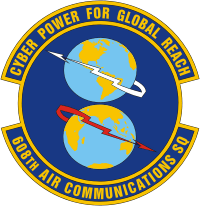 U.S. Air Force 502nd Communications Squadron, emblem - vector image