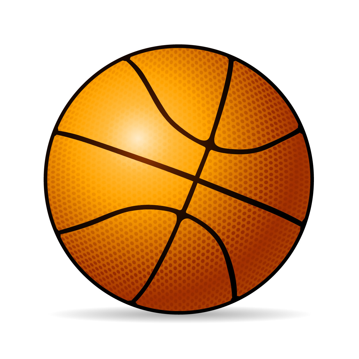 clipart of a basketball - photo #42