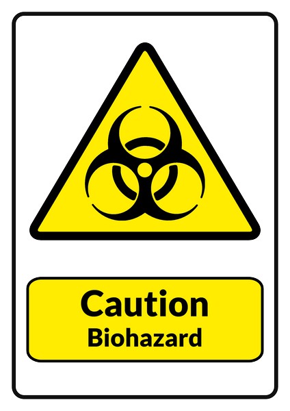 Bio Hazard Sign T Shirt Transfer