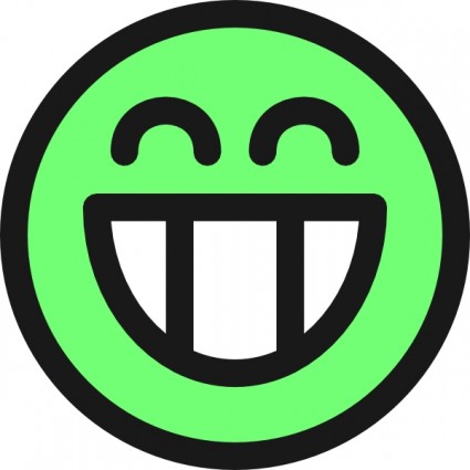 Flat Grin Smiley Emotion Icon Emoticon clip art Vector clip art ...