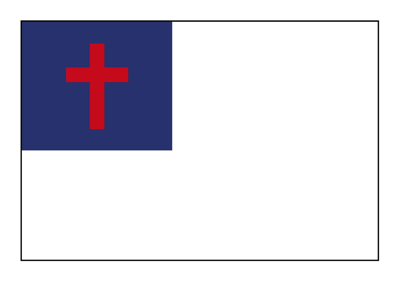 Christian Flag Clipart