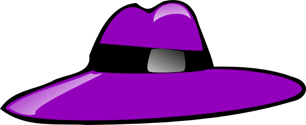 Purple Hat clip art Free Vector / 4Vector