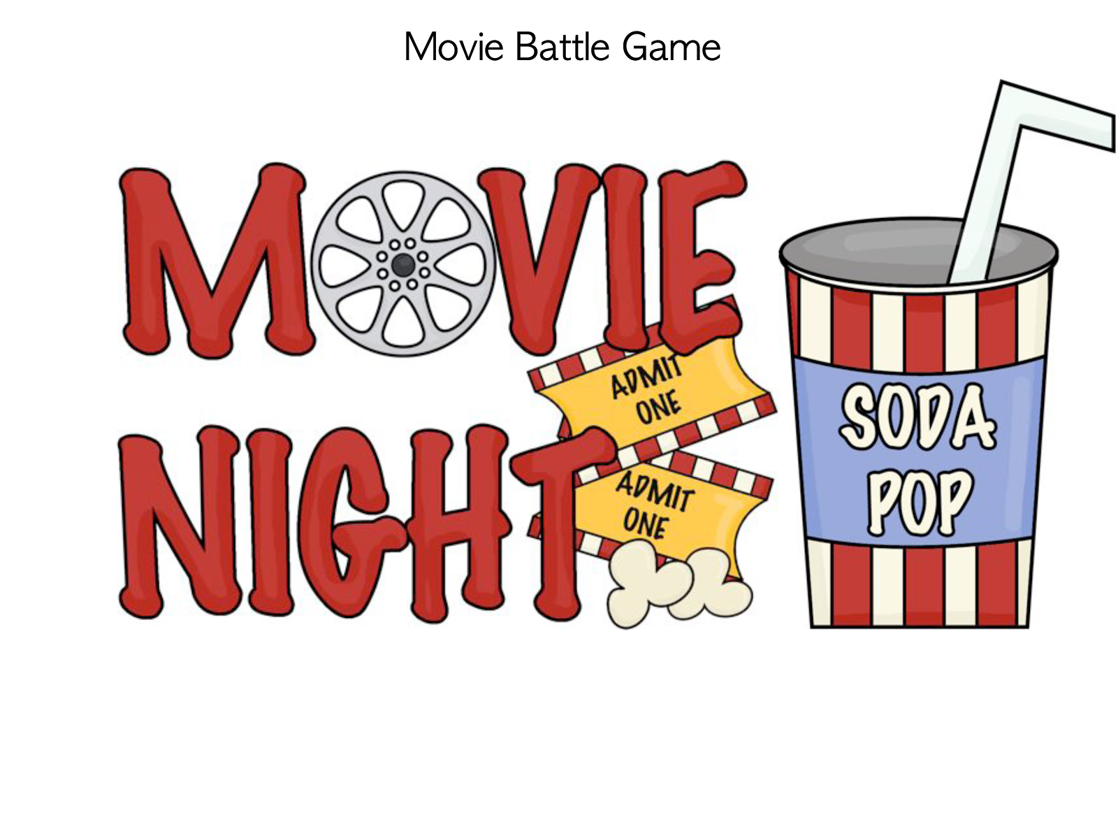 clipart of movie night - photo #12