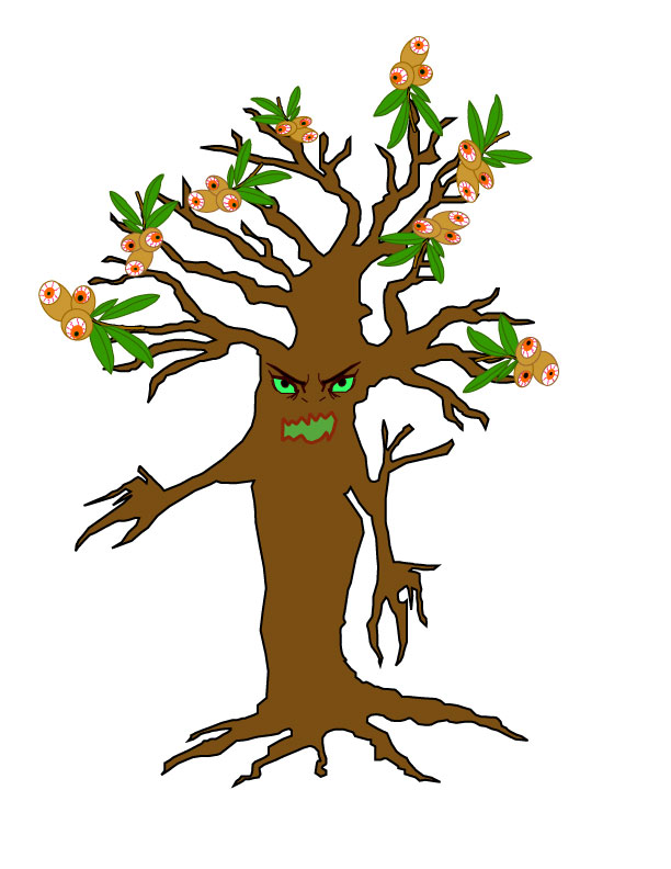 Scary Tree Monster | Graphically Speaking