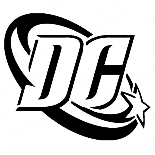 DC Comics Logo Vinyl Decal Sticker, comic book decals, comic book ...