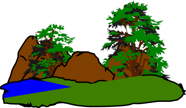 Green Forest Clip Art - vector clip art online ...