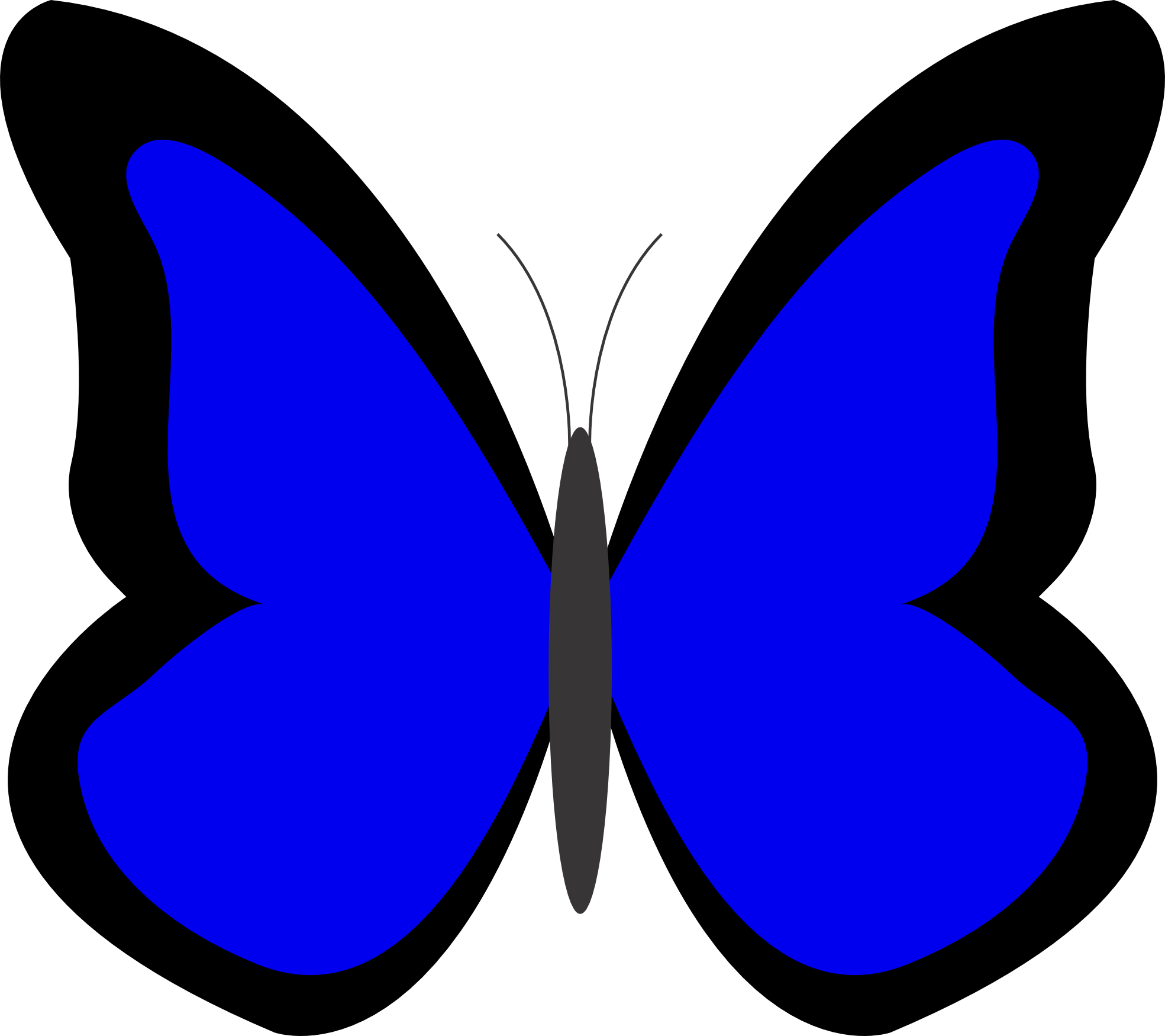 Butterfly Color Clipart Clipart Best