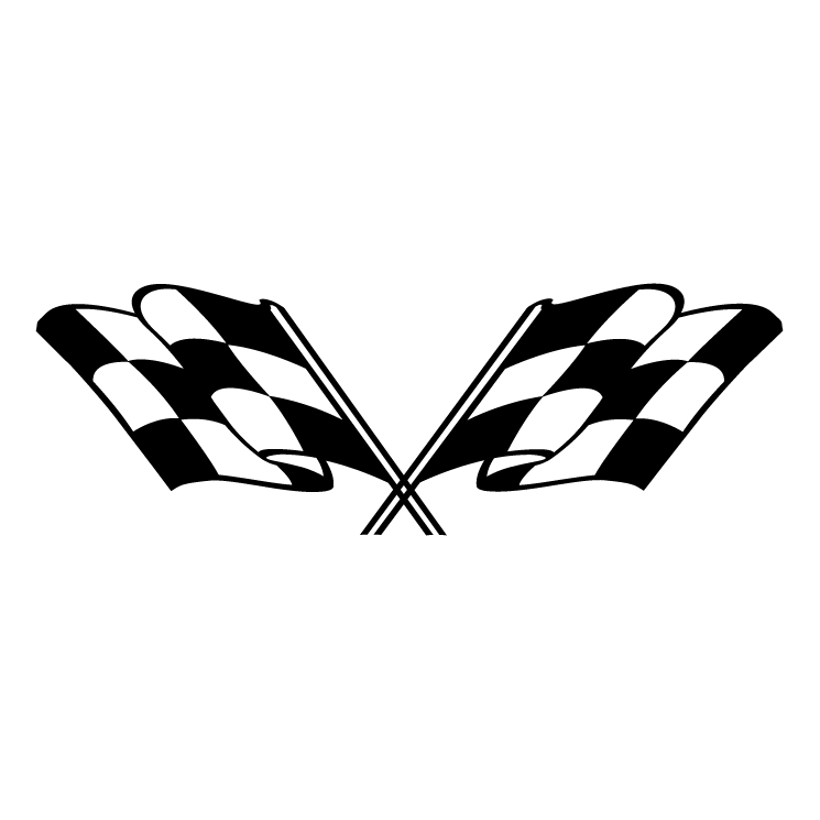 Checkered flags Free Vector / 4Vector