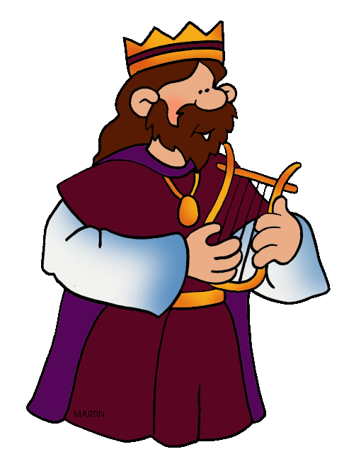 Free Bible Clip Art by Phillip Martin, King David