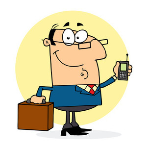 Lawyer Clipart Image - Cartoon of a well dressed lawyer or b ...