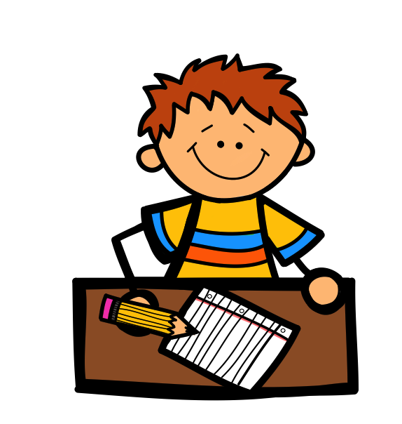 Kids Hand Writing Clip Art - Free Clipart Images