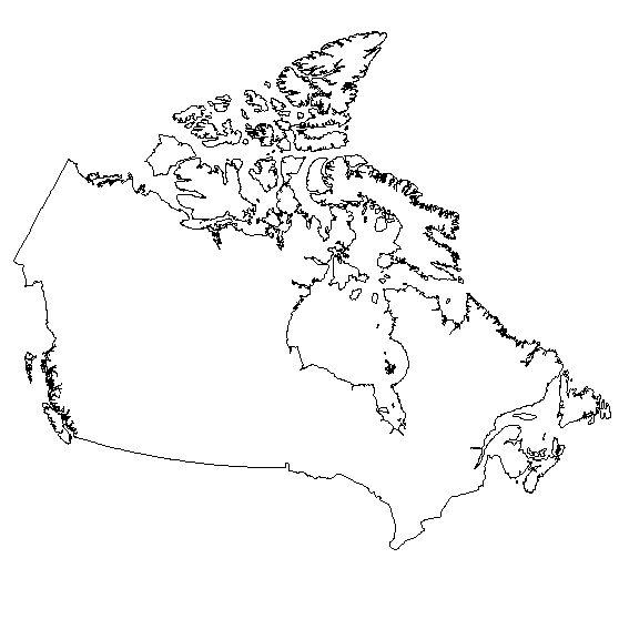 Blank Map Of Canada Provinces And Capitals