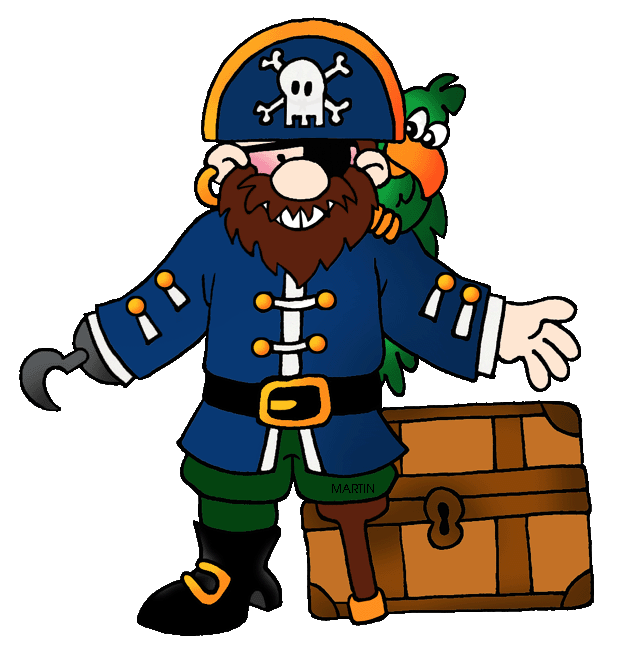 Pirates & Treasure Chests - Clipart for Kids & Teachers