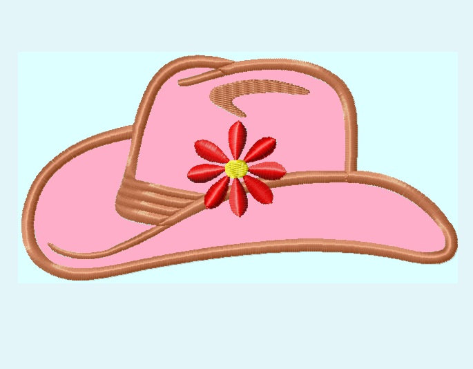 Girl Cowboy Hat Clipart