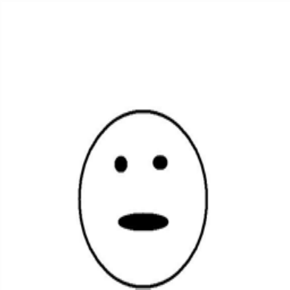 stick figure head with face - ROBLOX