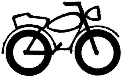 Motorcycle Drawings Clipart