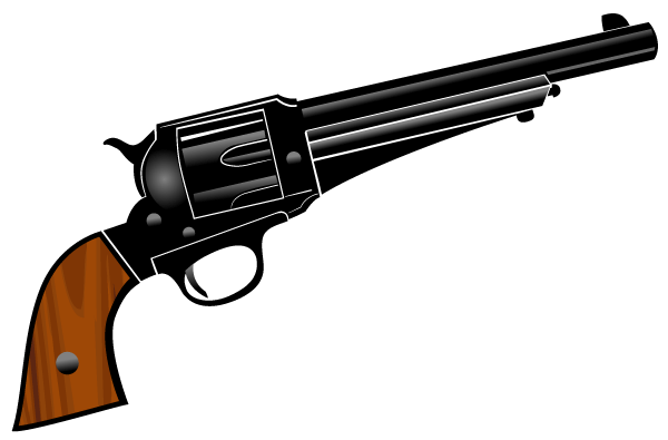 Hand Gun Clipart