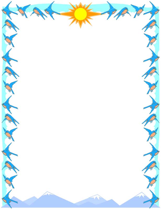 Sun Border Clipart