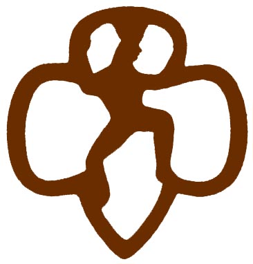 Girl scout brownie elf emblem clipart