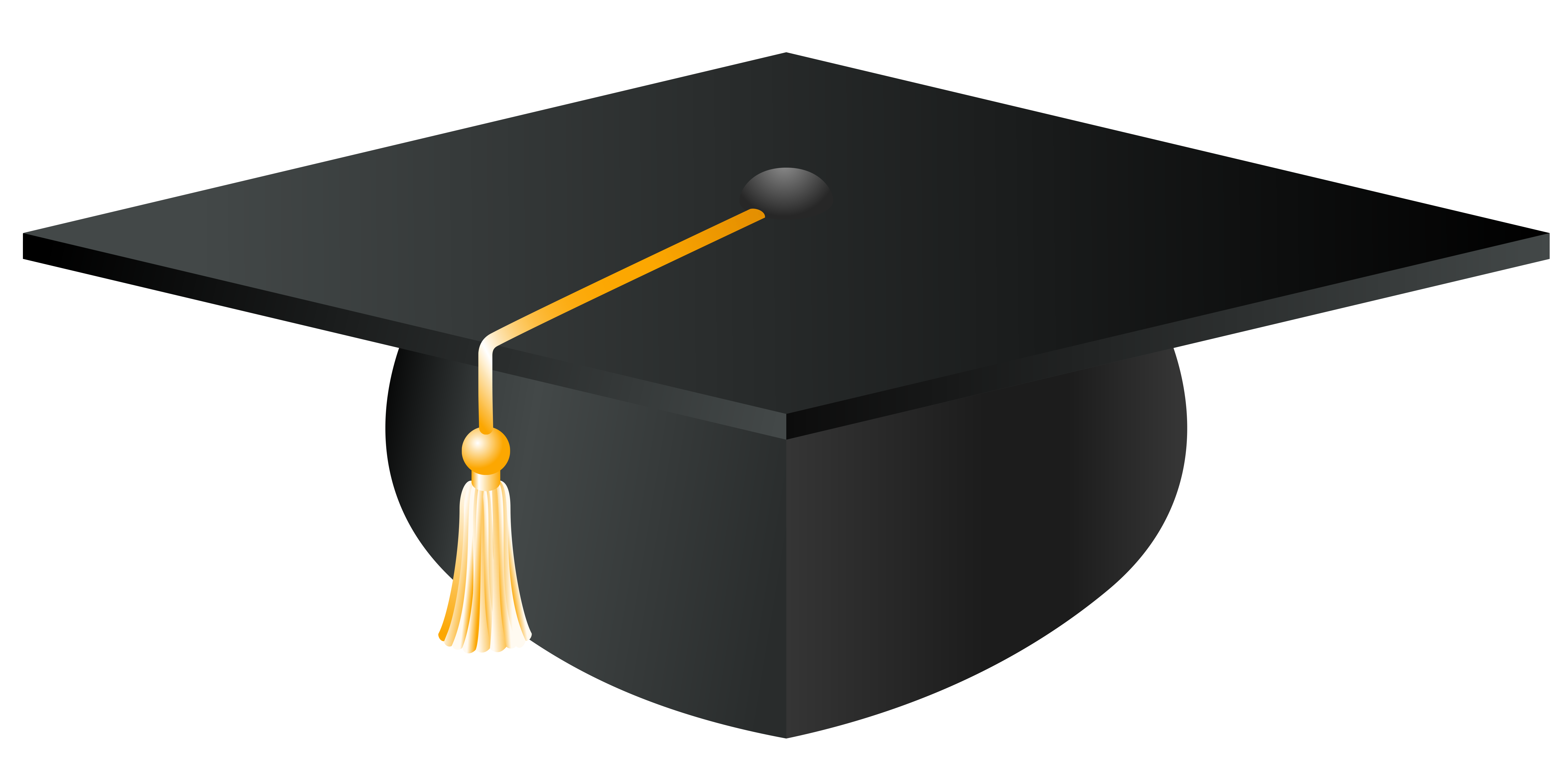 graduation hat clipart black - photo #49