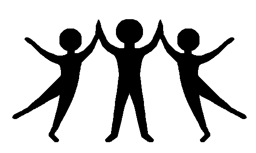 Black And White People Clipart