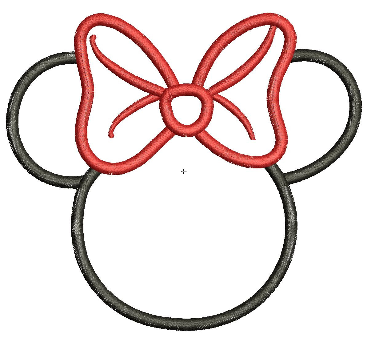 Minnie Mouse Silhouette Template ClipArt Best