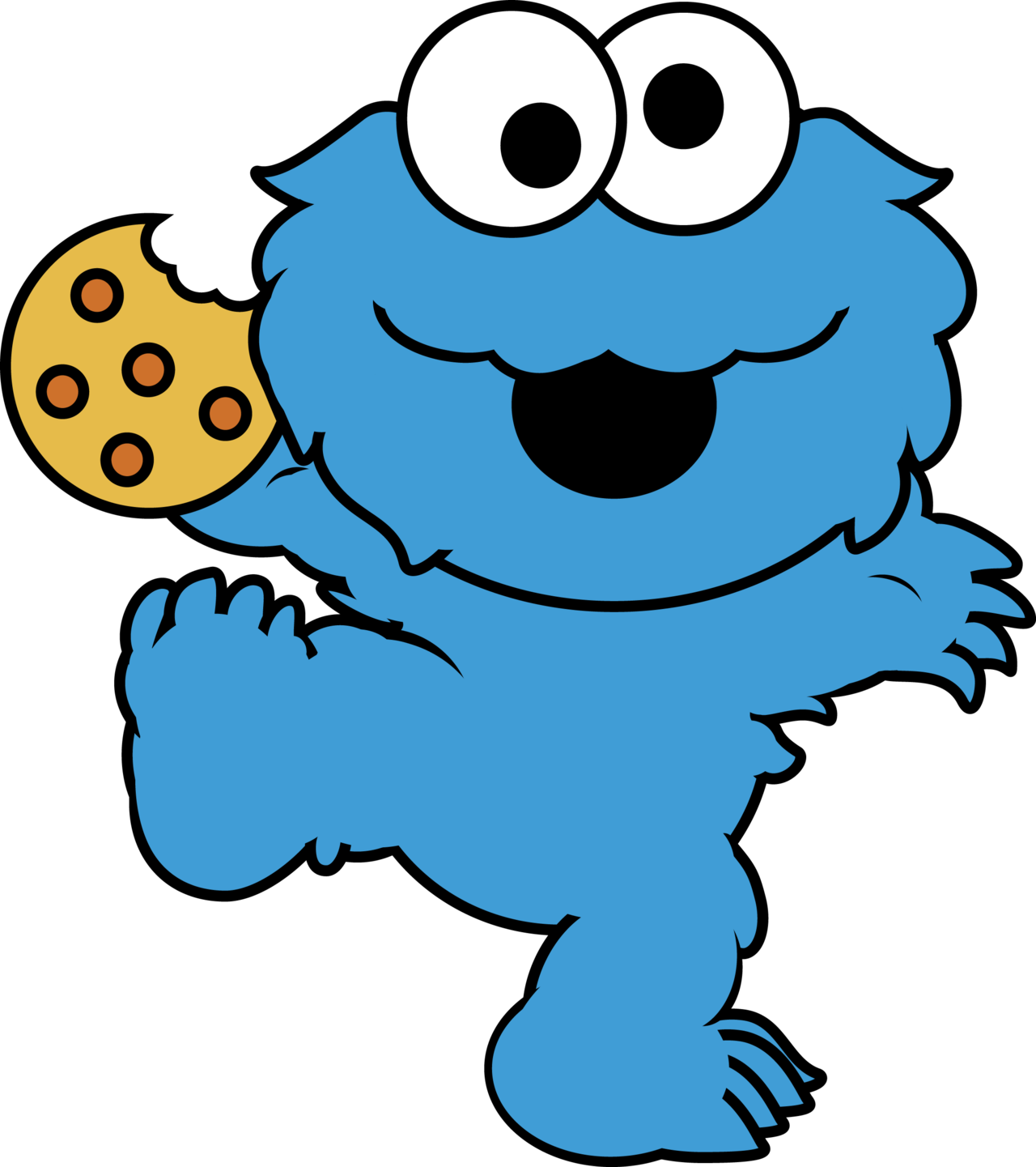 Cookie Monster Baby Clipart