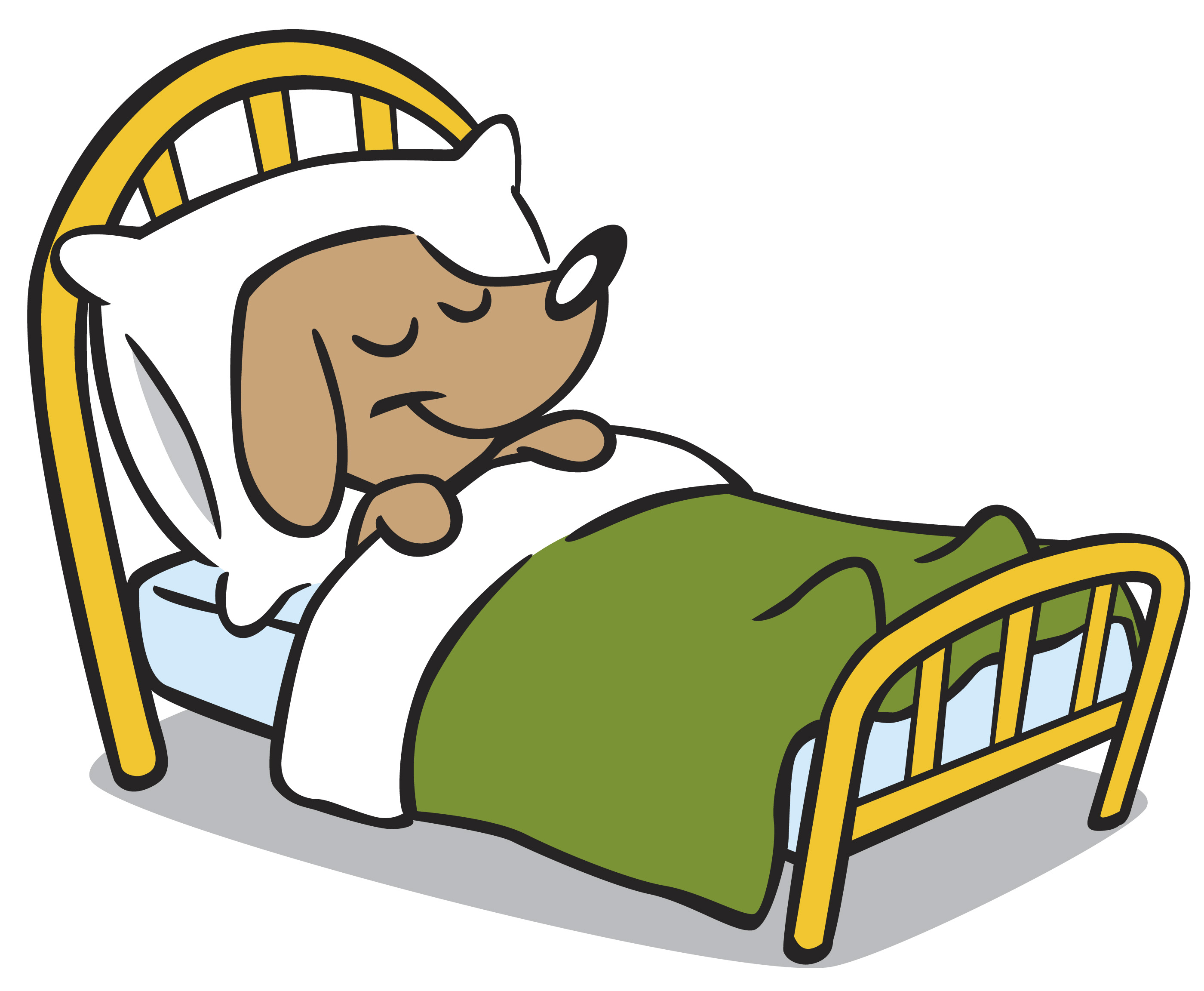 Sleeping Funny Pets Clipart