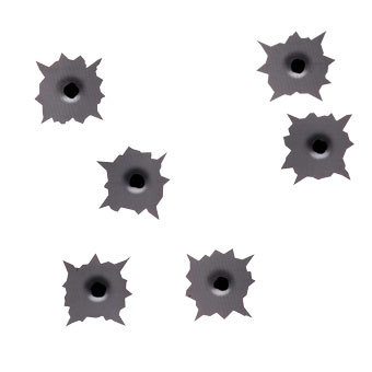 Bullet holes clipart free - ClipartFox
