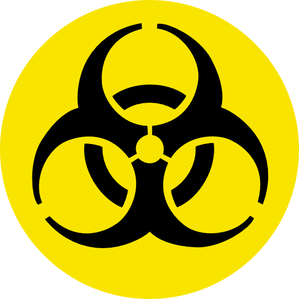 Science lab safety symbols clip art