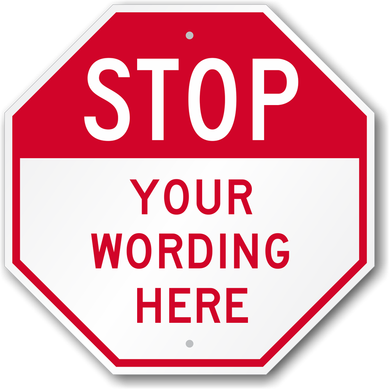 Template For Stop Sign ClipArt Best