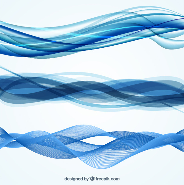 Waves Vectors, Photos and PSD files | Free Download