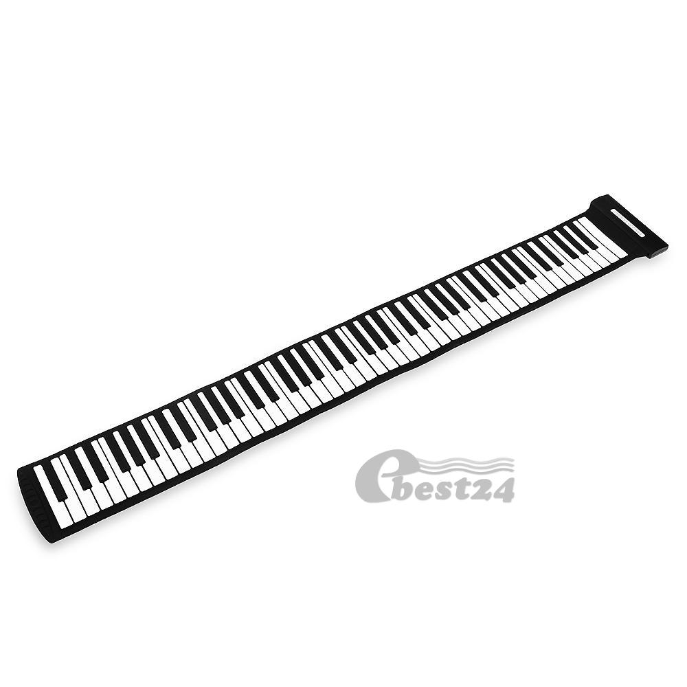 Rollbar Klaviatur Klavier Tastatur 88 Taste Silikon 132,5x14x0,5cm ...