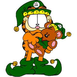 Christmas Garfield Cartoon Character Elf Clipart Image - I-Love ...