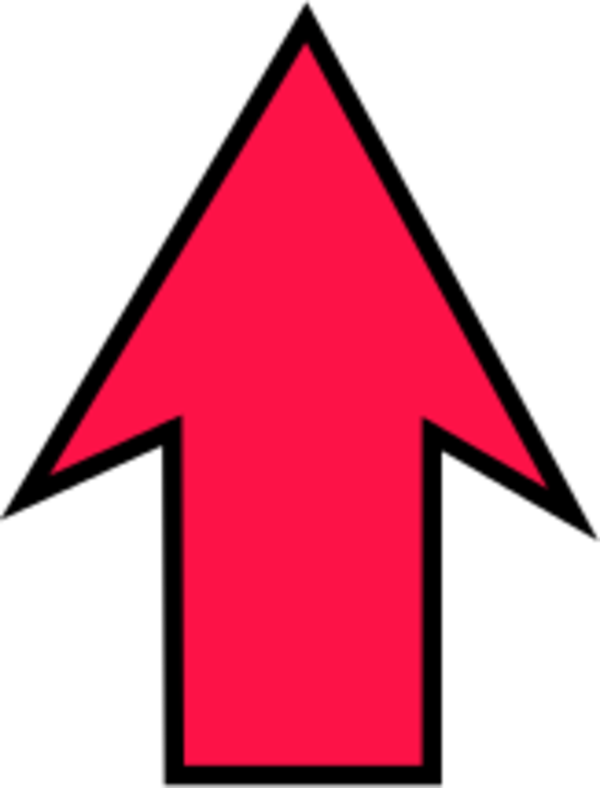 Clipart of arrows pointing up