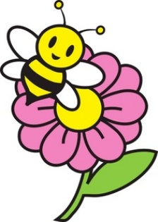 Gambar Bunga Kartun Dengan Lebah | Pernik Dunia