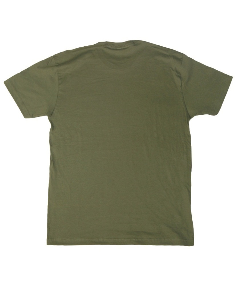 Next Level Military Green Mens Fitted T-Shirt