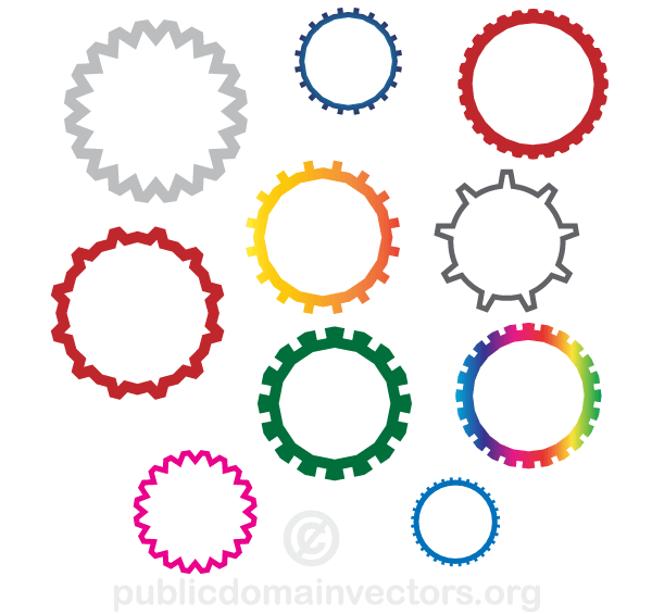 Gear Wheel Vector Free Download | 123Freevectors