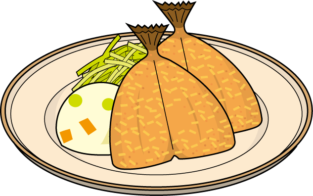 Cooked Meat And Fish Clipart
