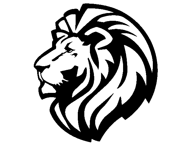 Lion tribal forearm coloring page - Coloringcrew.com