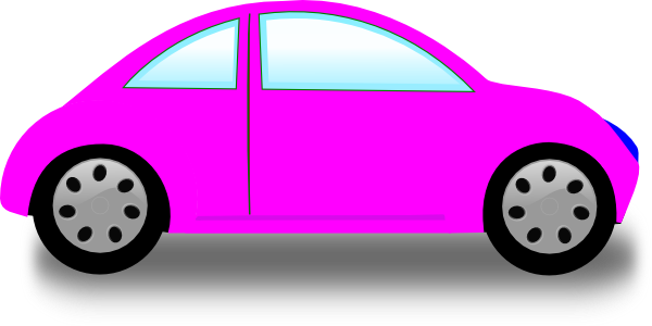 Pink Car Clipart
