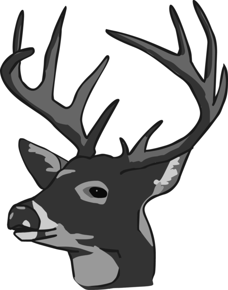 Deer Head Art Clipart - Free to use Clip Art Resource