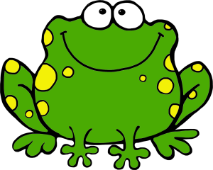 Frog clipart cute
