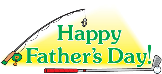 Happy fathers day golf clip art