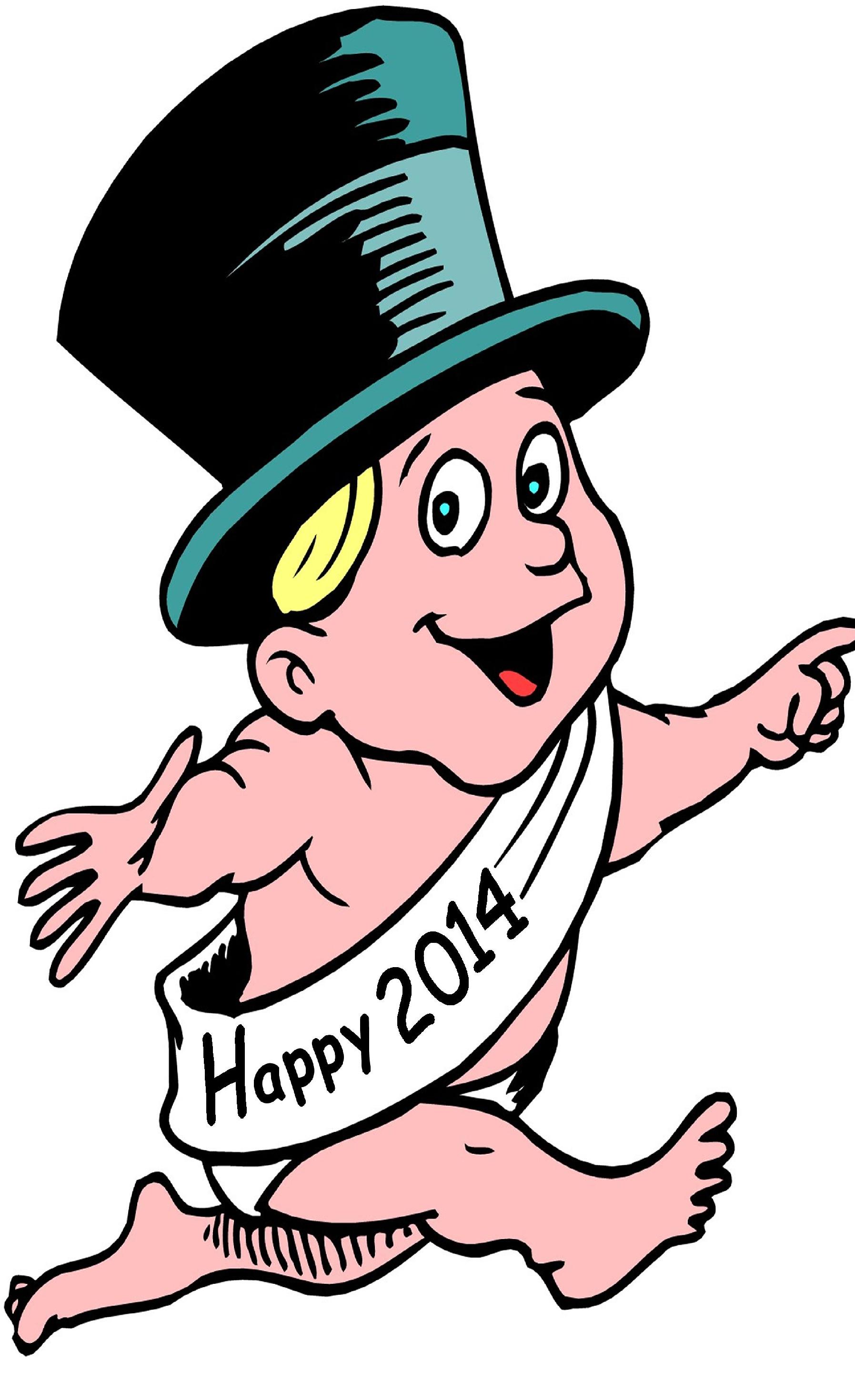 Baby new year clipart images
