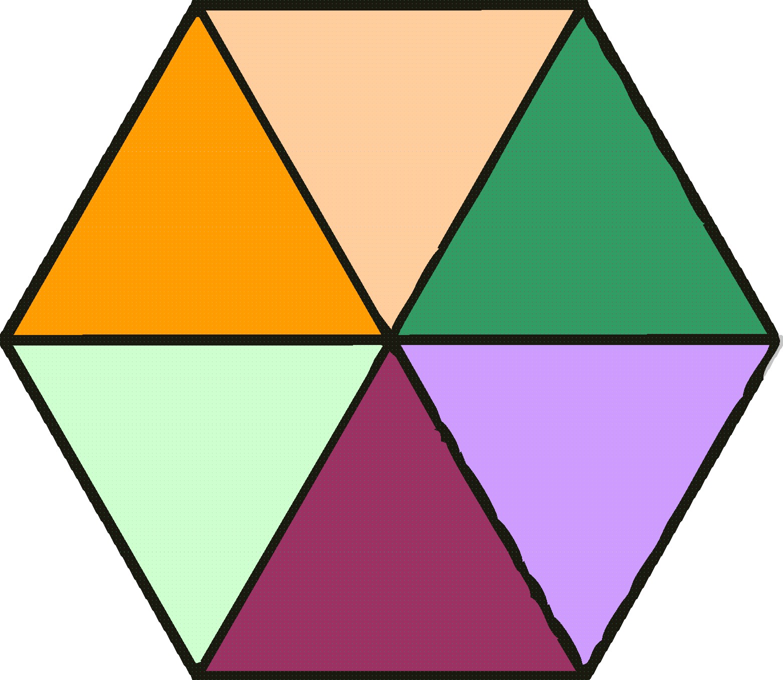Best Photos of Hexagon Geometric Shapes - 6 Hexagon Template ...