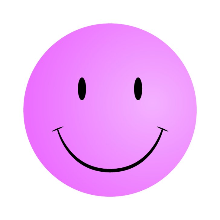 Smiley Face Pink Clipart - Free to use Clip Art Resource