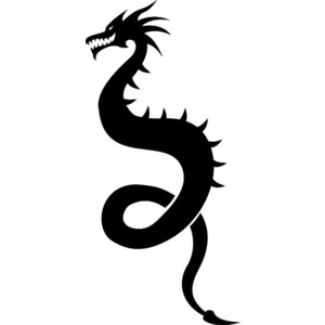 dragon silhouette - public domain clip art image @ wpclipart ...